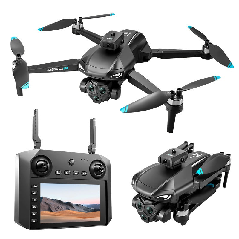 Four-axis folding brushless UAV screen control