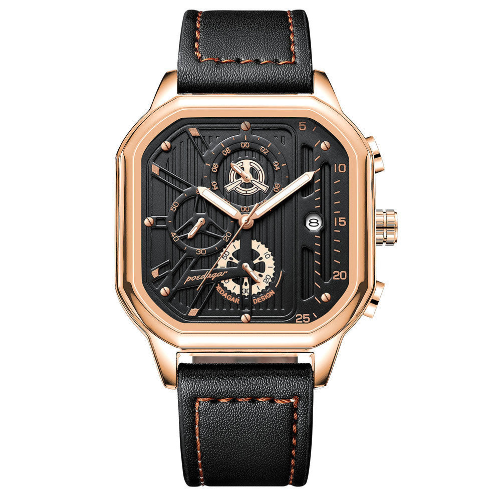 Men's Multifunctional Quartz Watch Band