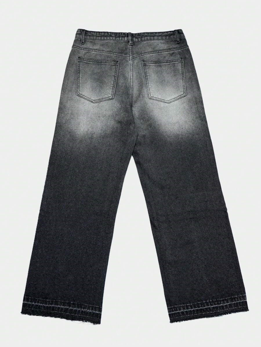Jeans à jambes droites de style américain