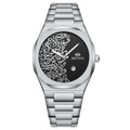 Montre homme Quartz avec un motif en marbre