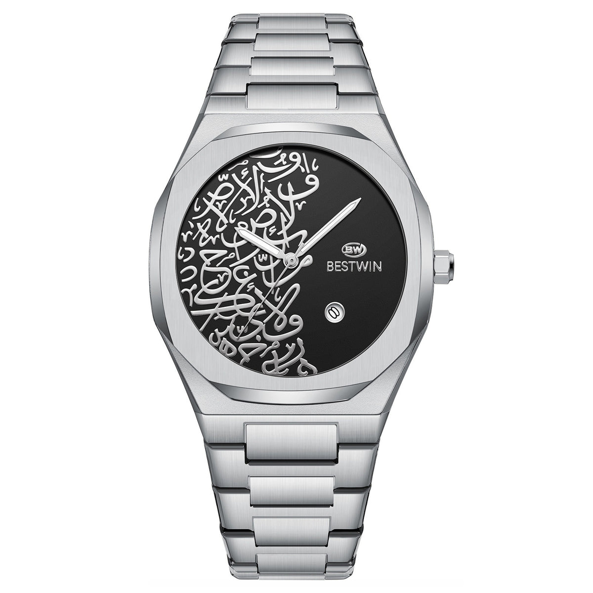 Montre homme Quartz avec un motif en marbre