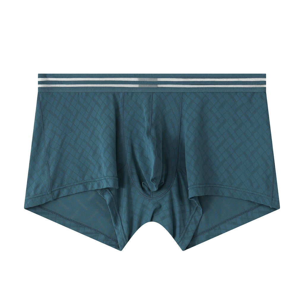 Slip de boxeur en silk glacé homme respirant et frais pour le sport
