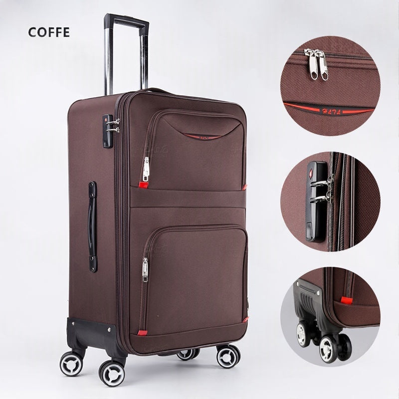 Valise à roulettes à quatre roues Étui en tissu Oxford