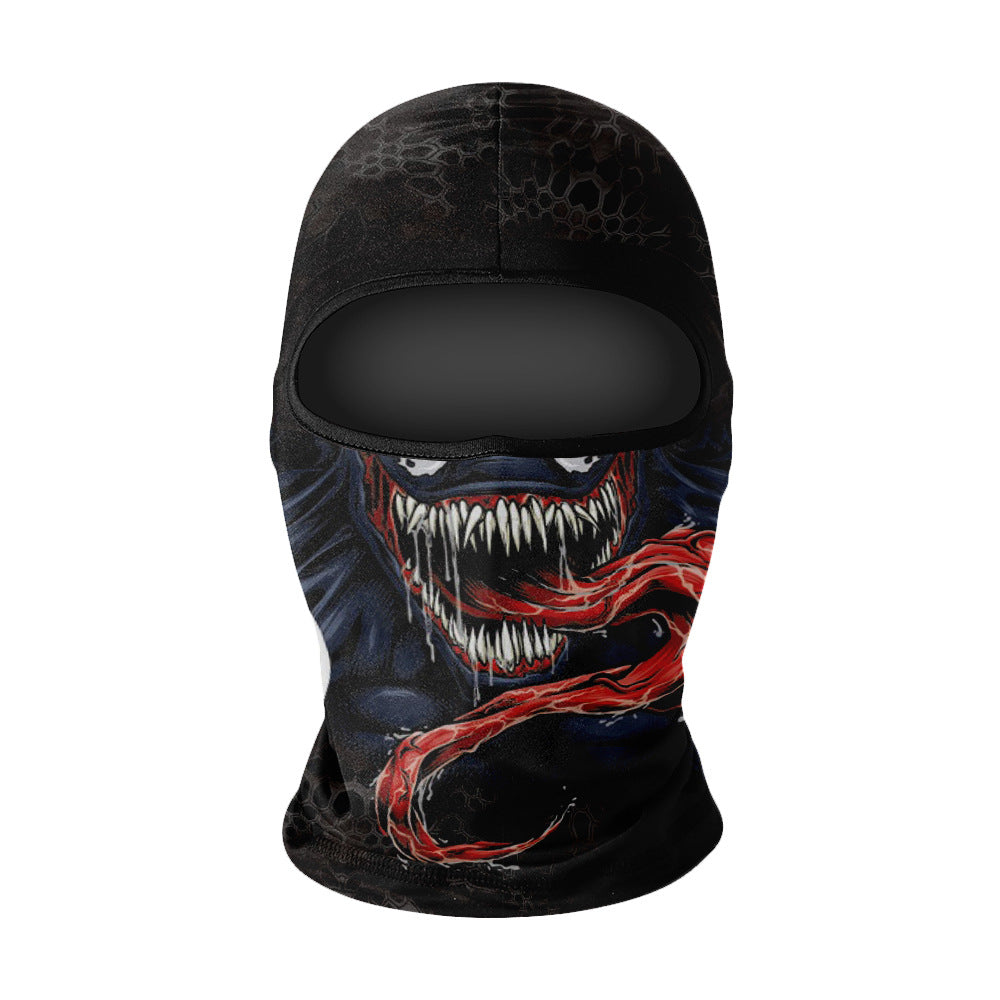 Summer Breathable Full Face Outdoor Protection solaire Séchage rapide Ice Silk Headgear