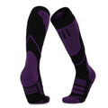 Chaussettes athlétiques pour homme à haut tube de ski chaud