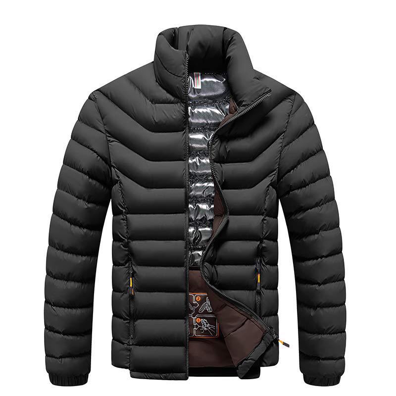 Manteau rembourré en coton épais pour hommes d'hiver