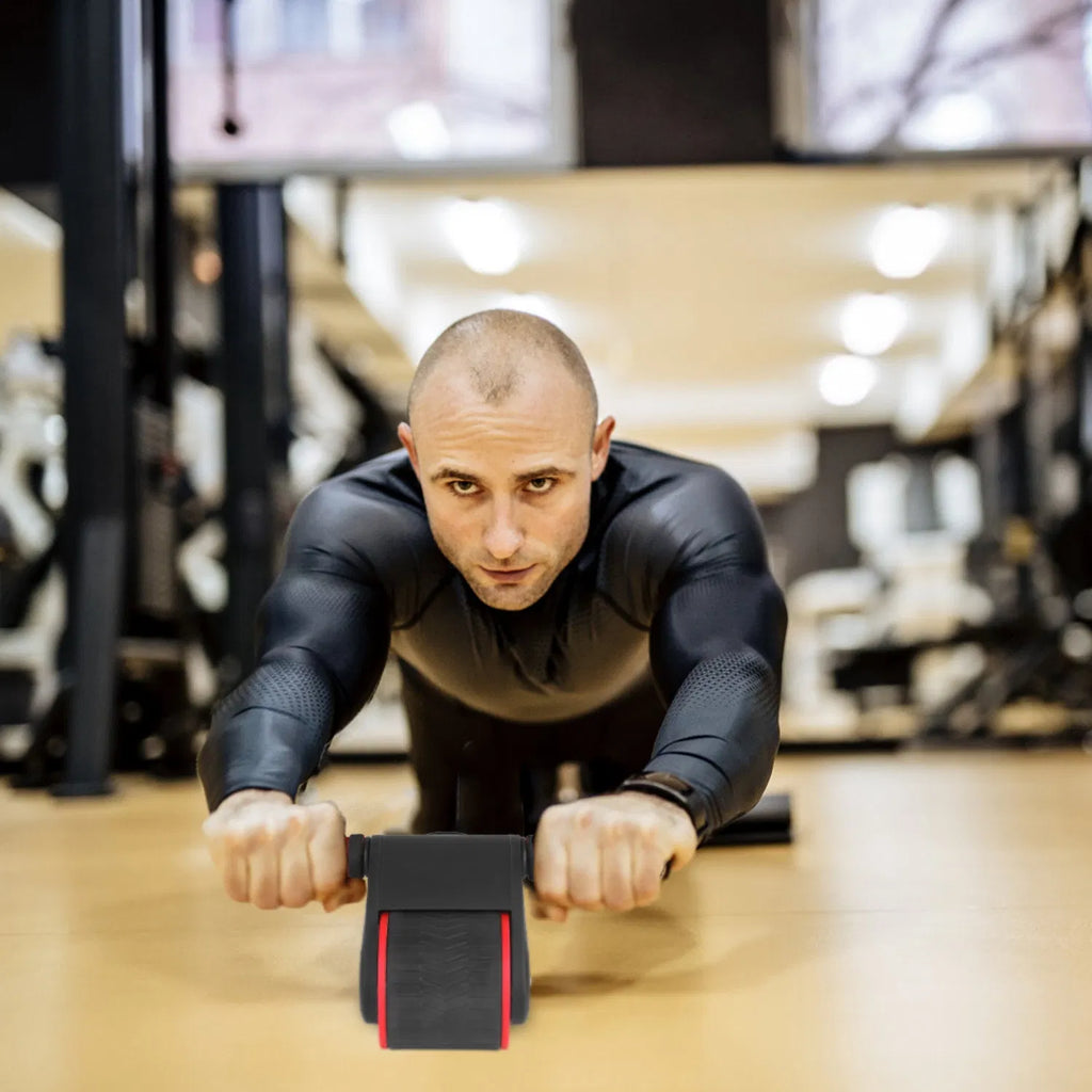 Automatique Rebound Roue Abdominale Anti-dérapant AB Roue Rouleuse avec Porte-Téléphone Kneel Pad Ho