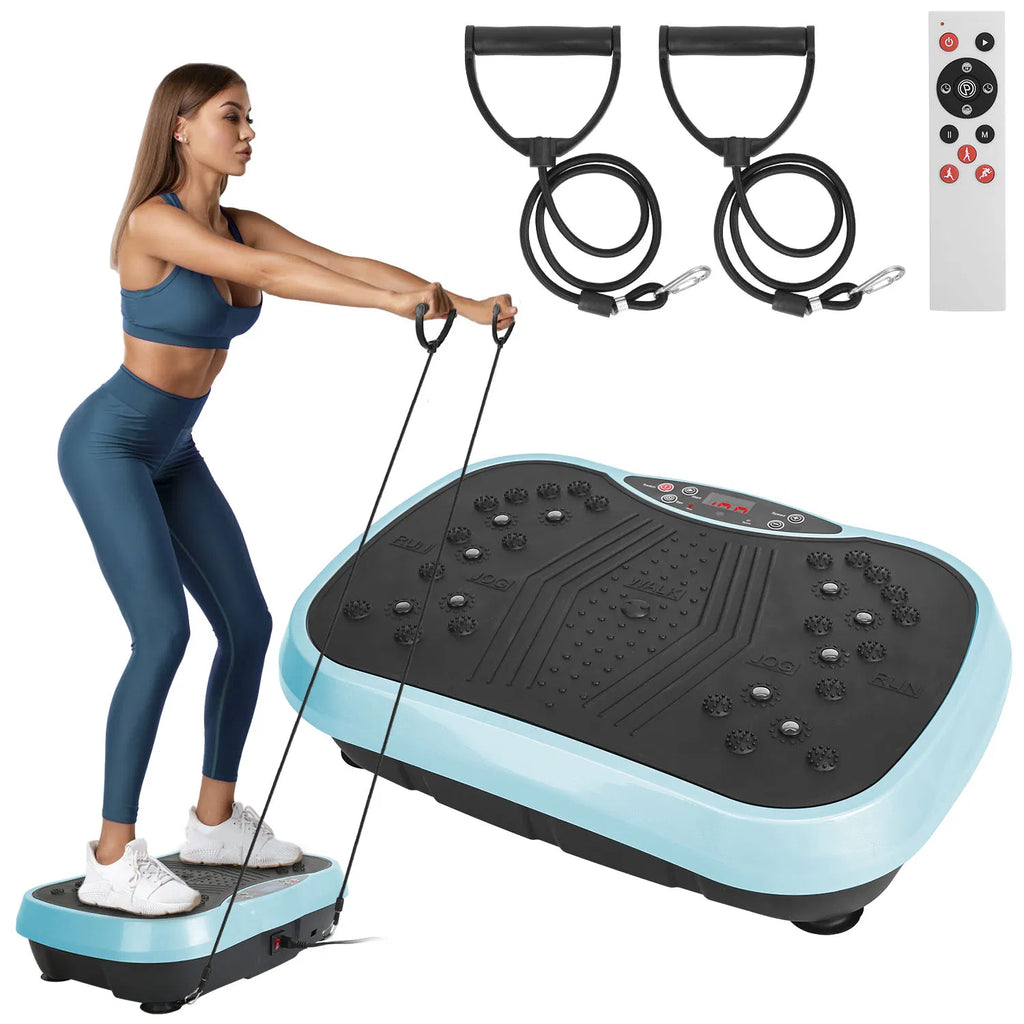 Accueil Utiliser la plateforme d'exercice de vibration pour le drainage lymphatique et le soulagement de la douleur musculaire