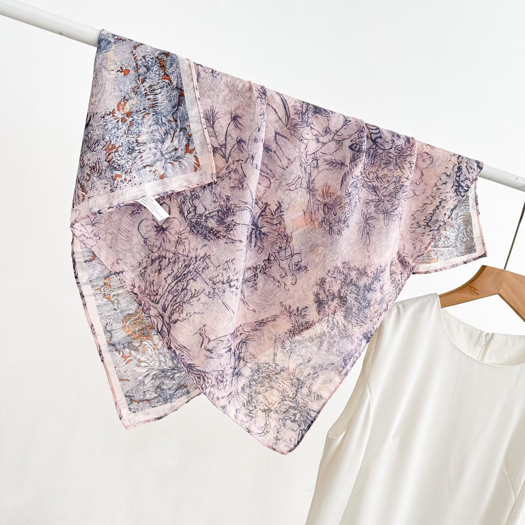 Vieille écharpe de cou pour femmes printemps et automne