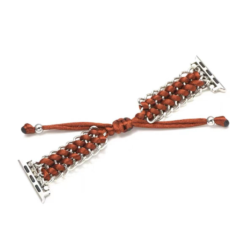Nylon Bracelet de montre en métal chaîne Creative Tissage