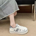 Round Toe Casual and Fashionable Versatile Korean Student Board Shoes