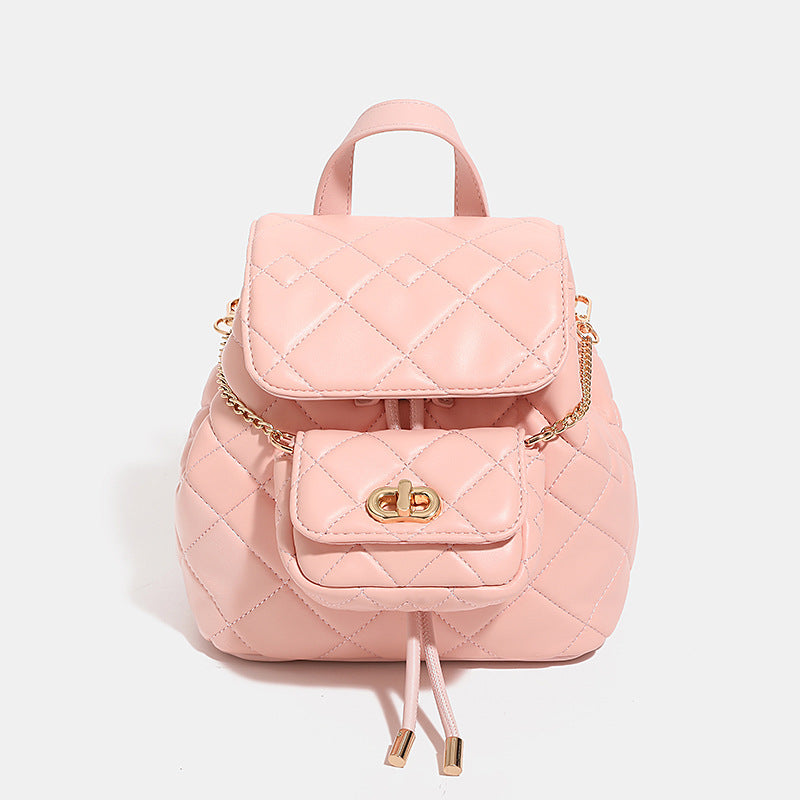 Sac à dos pour femmes Niche-Design Soft Chain Multi-Use