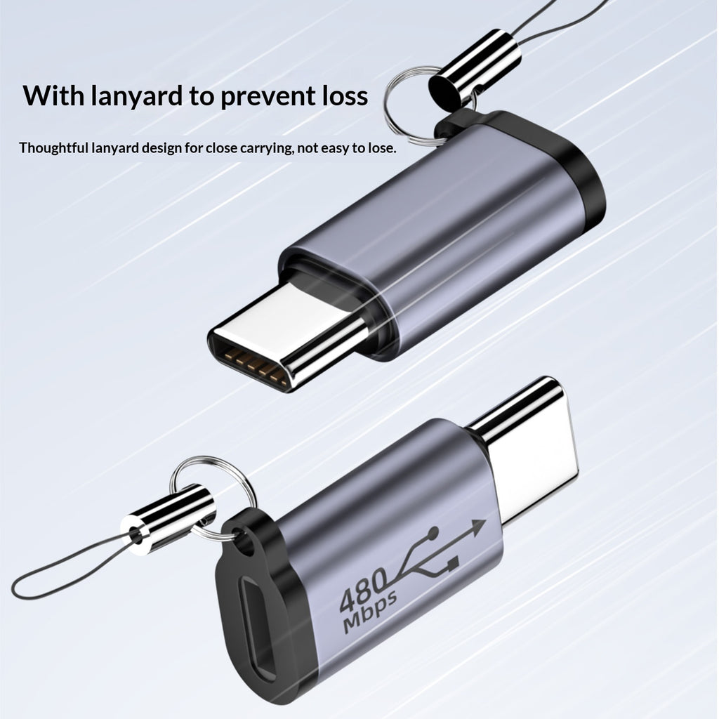 Adaptateur USB to Mini V3 to Adaptateur de câble de charge de type C Micro-port