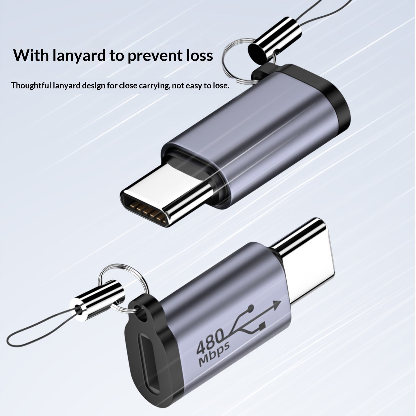 Adaptateur USB to Mini V3 to Adaptateur de câble de charge de type C Micro-port