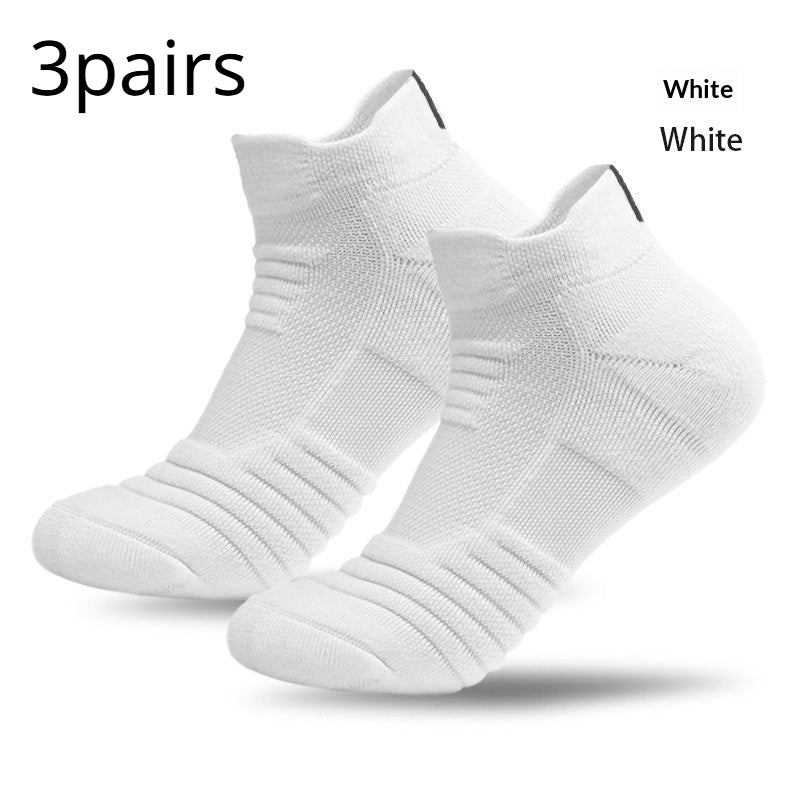 Basketball Chaussettes épaissies à fond de serviette Longueur mi-calf Respirant Sweat-absorption et non