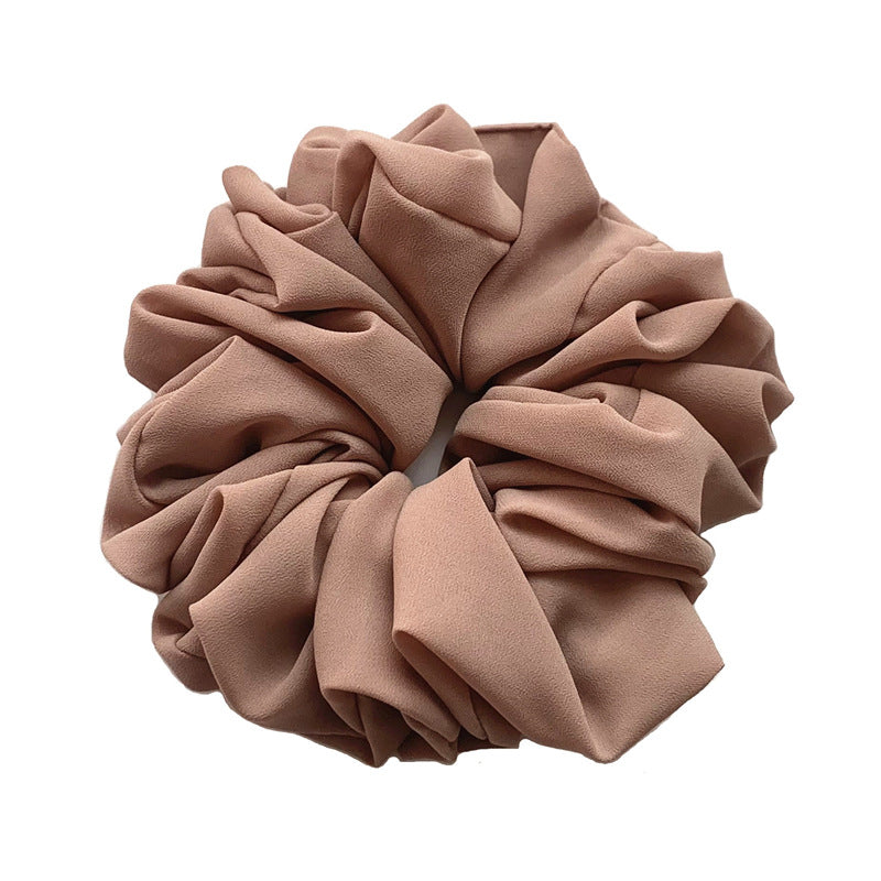 Grande Tête Bouquet Mousseline Grande Anneau Intestine