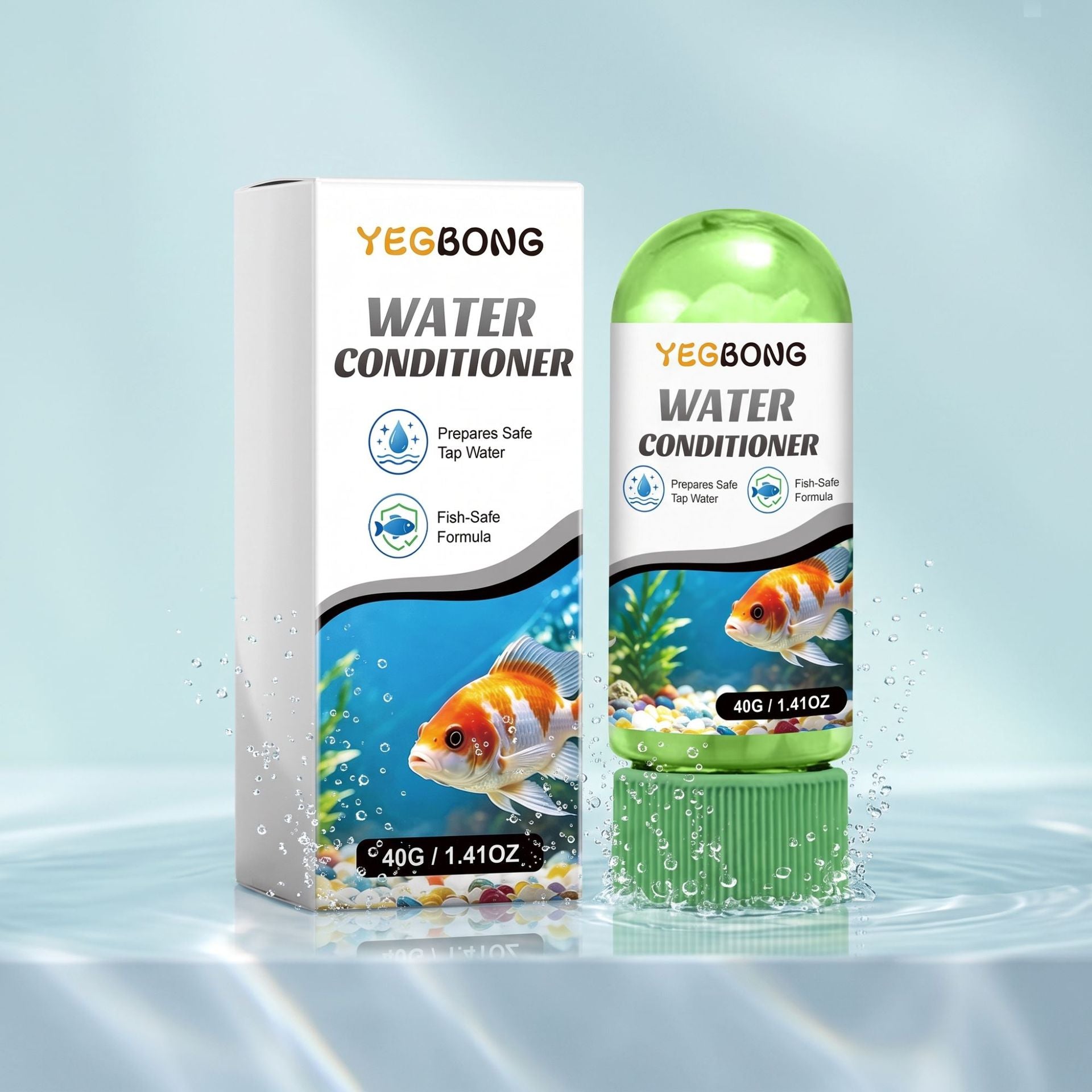 Agent de purification de l'eau du réservoir de poisson Nettoyage des impuretés du réservoir de poisson Clarification de l'eau Quali