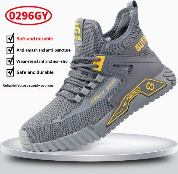 Chaussures de sécurité au travail respirant avec impact des orteils et résistance à la perforation Vêtements de travail durables Pied