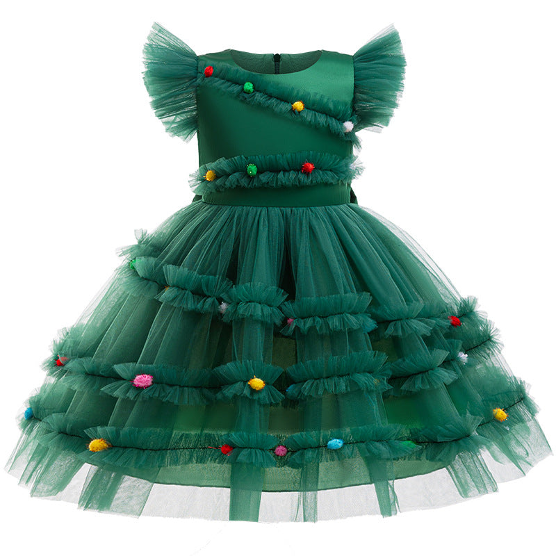 Fête de Noël Princesse Robe Bow
