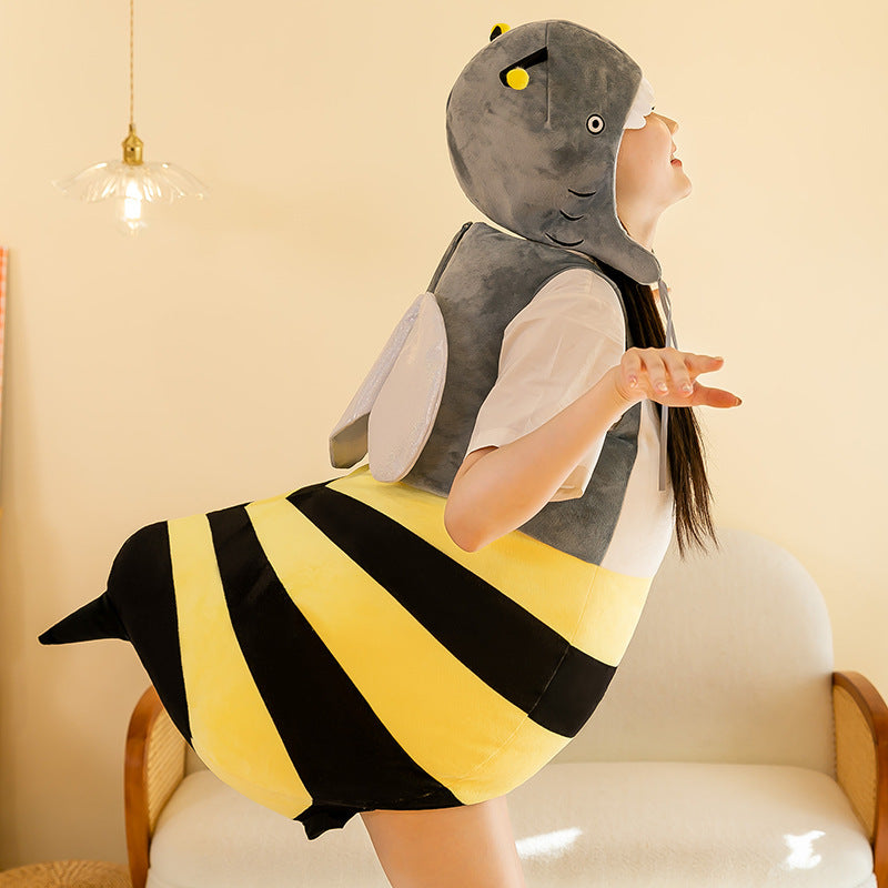 Costume d'abeille pour enfants Ensemble de sac de couchage polyvalent sur le thème de l'anniversaire