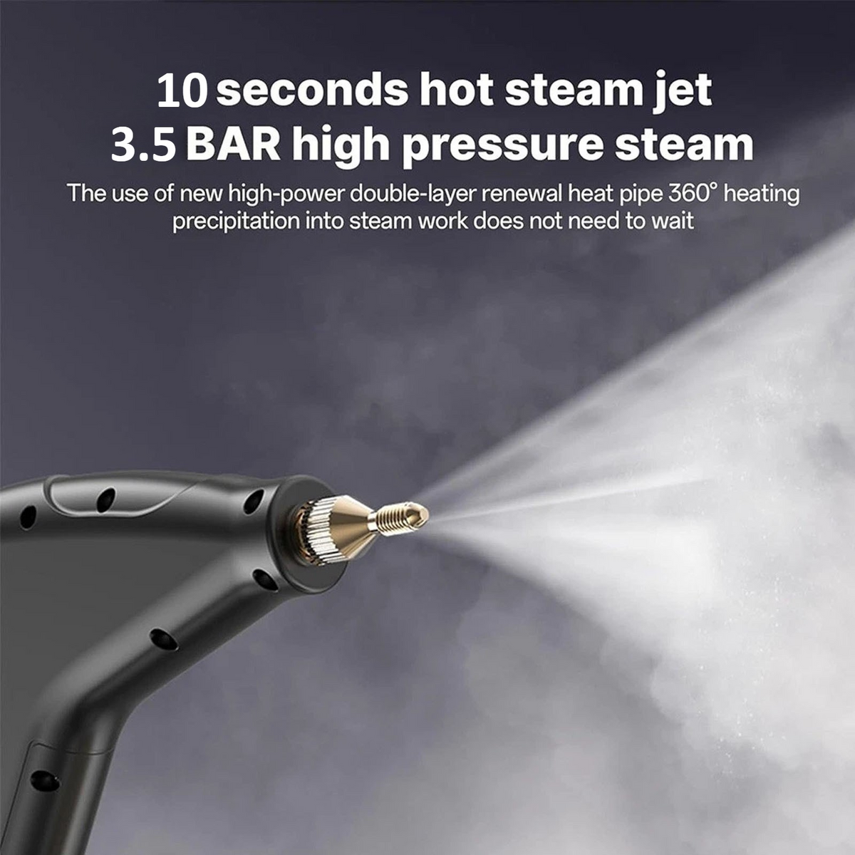1500W Nettoyeur de vapeur à main haute pression à la maison nettoyage de voiture