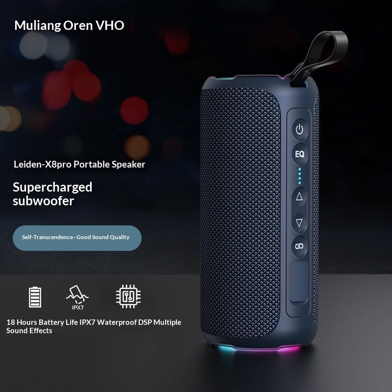 Plein air maison lumières colorées Haut-parleur Bluetooth