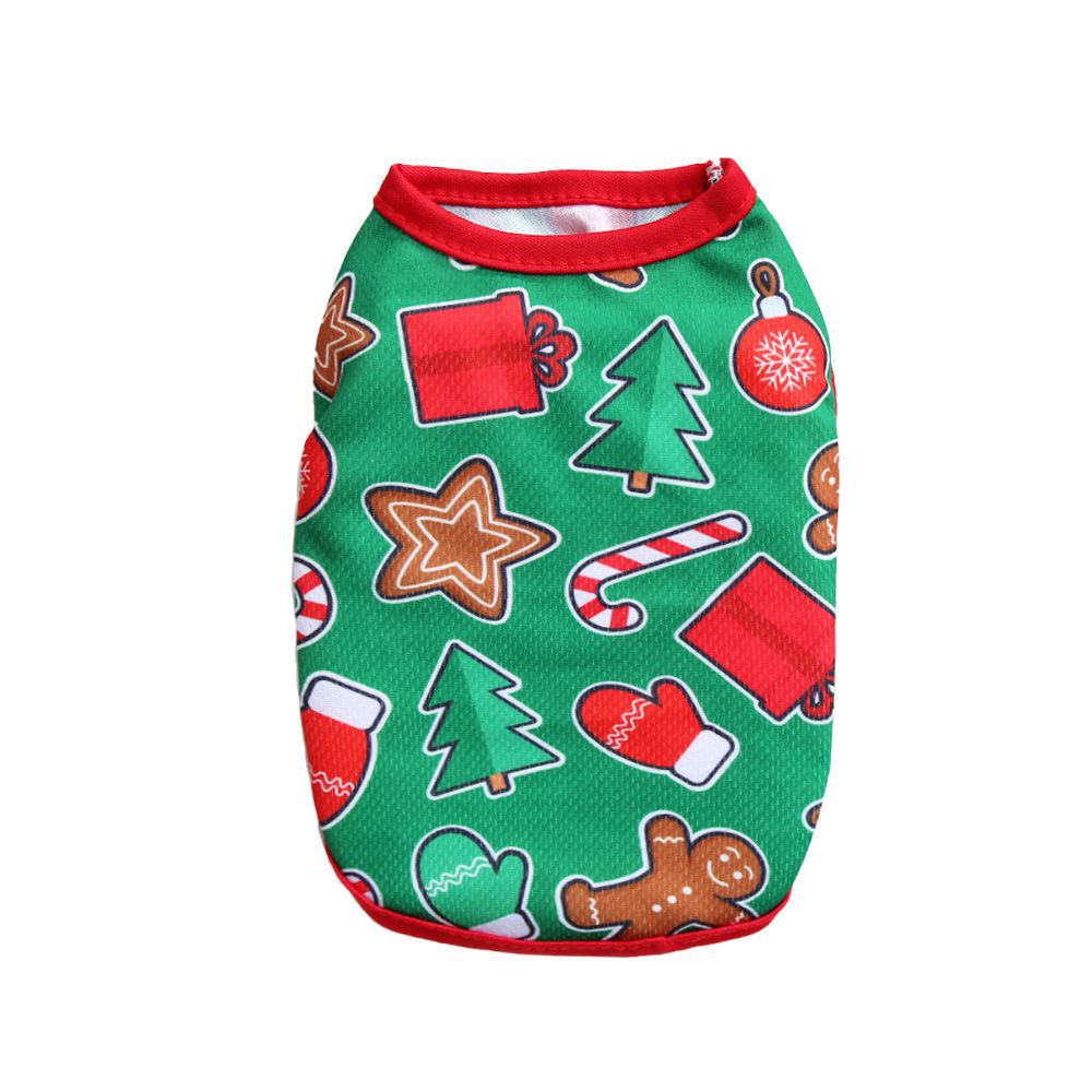 Noël édition limitée Veste de vêtements de chat et de chien pour petit Pete style court non Sheddin