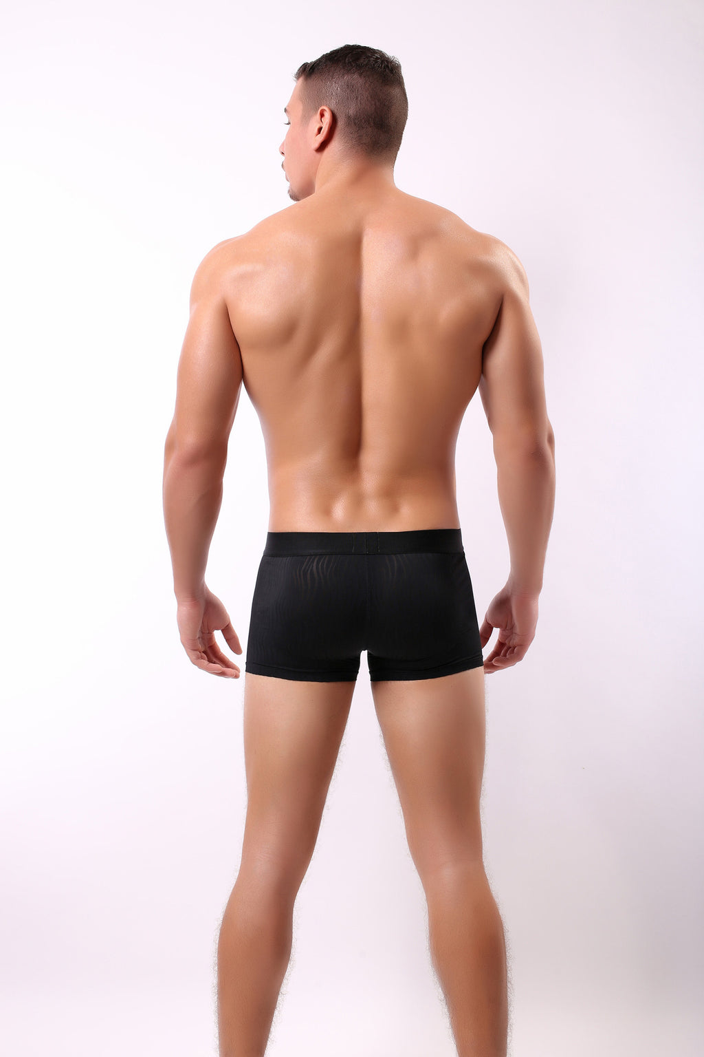 Sous-vêtements pour hommes rayés Boxers respirants et encombrants