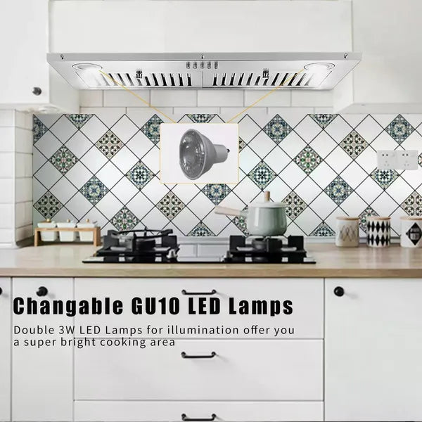 Hotte de 30 pouces Insert Range 600 CFM