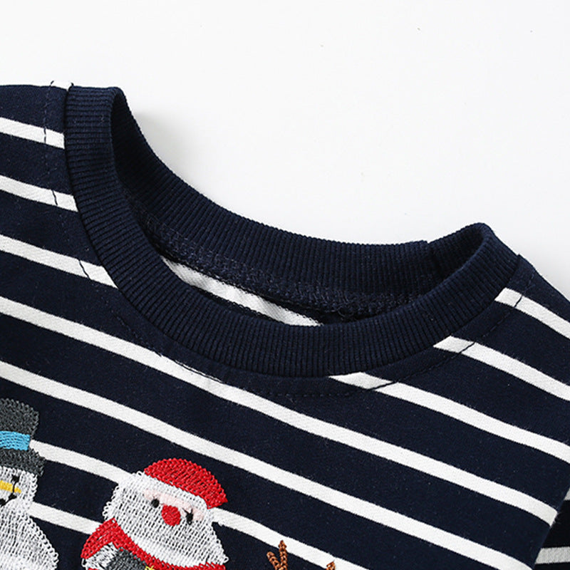 Garçons à capuche de Noël pour l'automne Et l'hiver