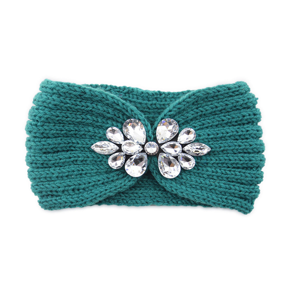 Exercice de lavage du visage Yoga Bandeau de laine chaude