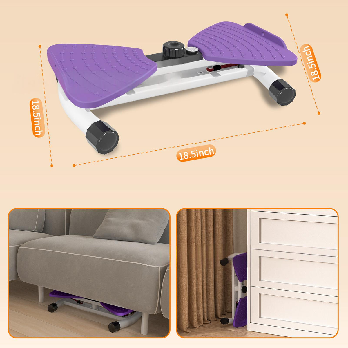 Femmes Portable Waist Twister Entraîneur Abdominal