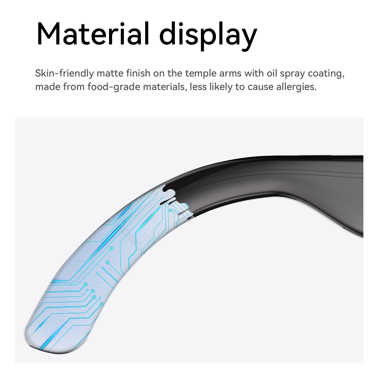 AI Smart Glasses Bluetooth Appel à la tête