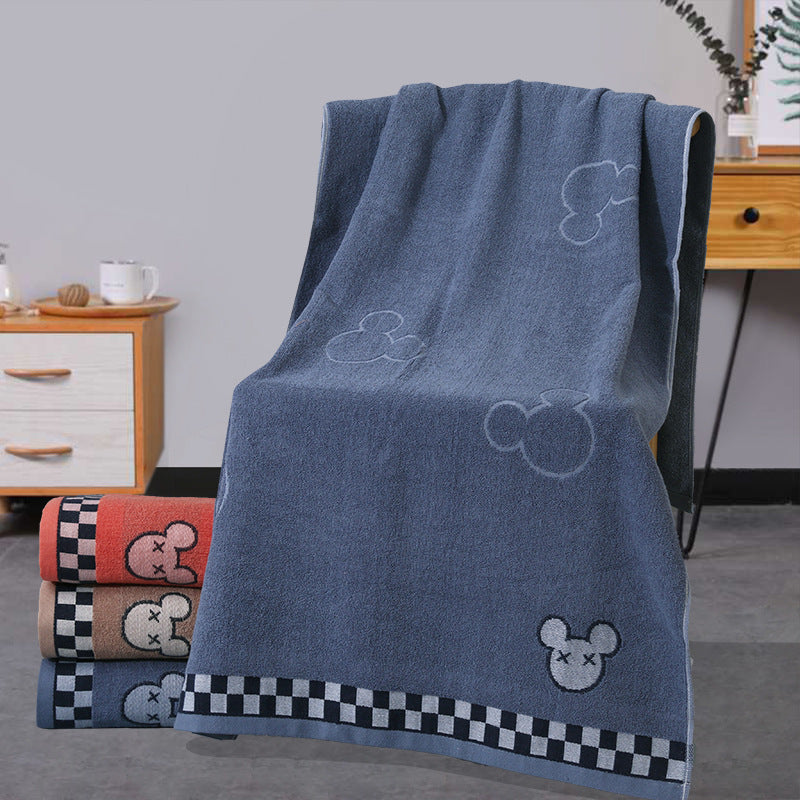 Serviette de bain surdimensionnée tout coton