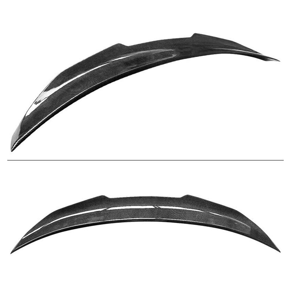 Pour 14-23 INFINITI Q50 PSM Style Arrière Spoiler Spoiler Lip Wing Carbon Fiber Print