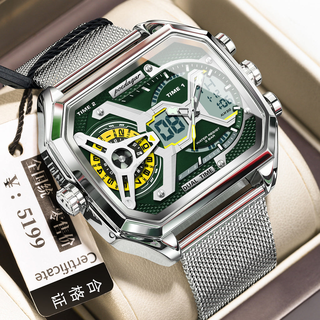 Multifonctionnelle Imperméable Montre Lumineuse Homme