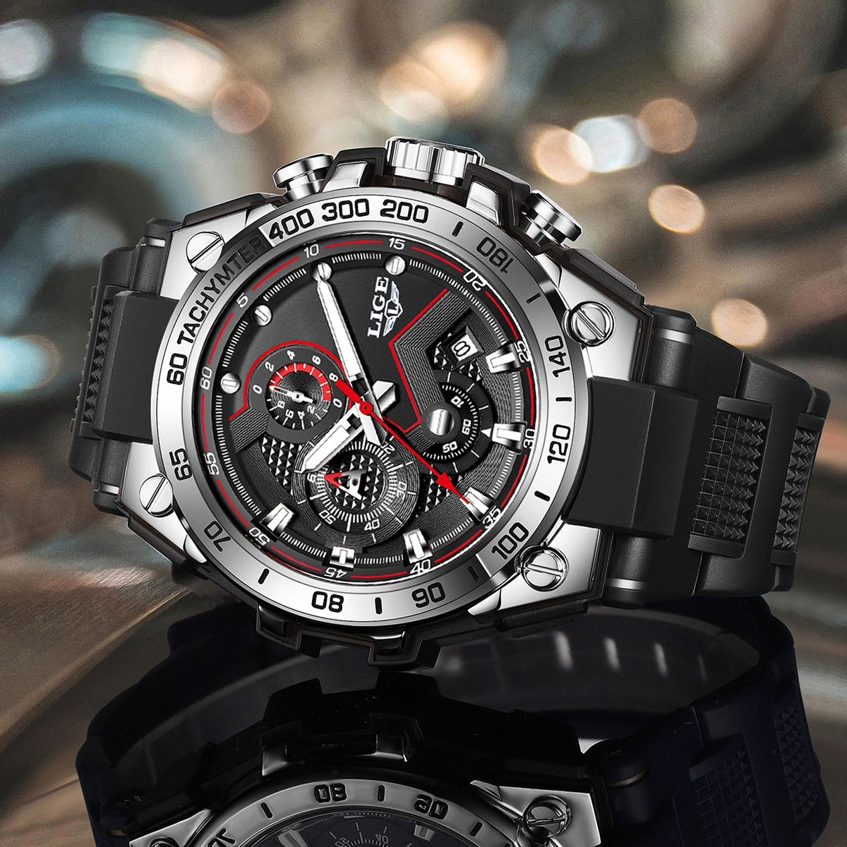 Mens Stylish Quartz Sports Watch pour les étudiants