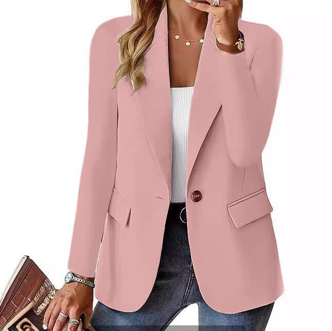 Veste de blazer de cardigan à manches longues d'automne pour femmes