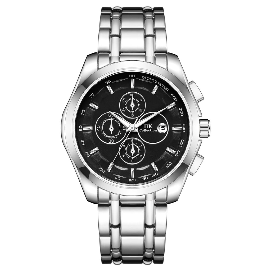 Lumineuses mains Alliage Hommes Montre Quartz