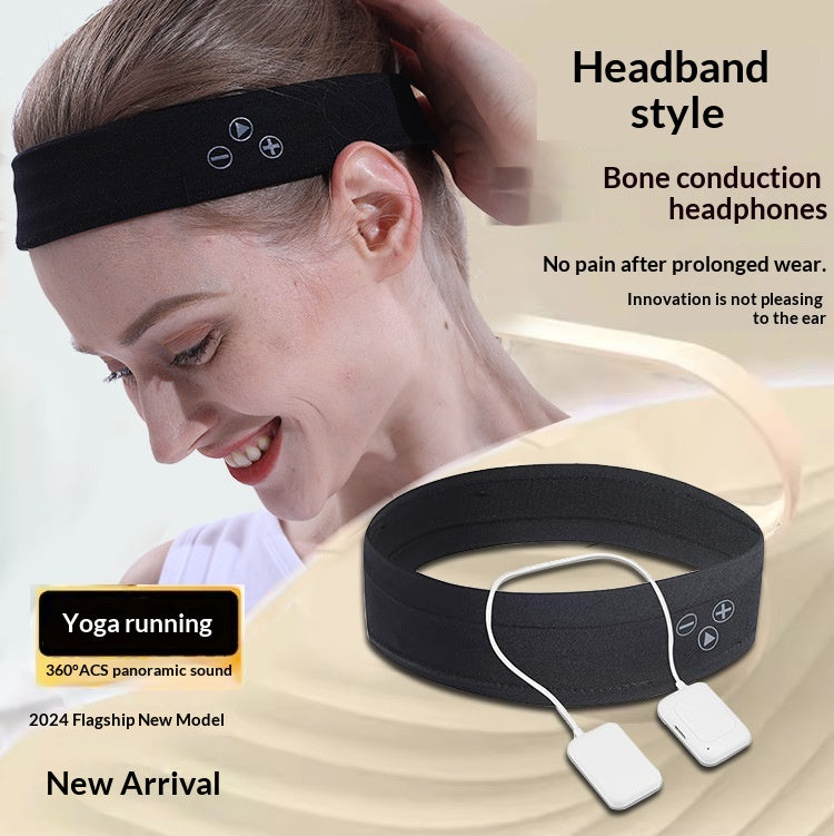 Casque Bluetooth Yoga Headcarf Headband Bandeau sport sans fil