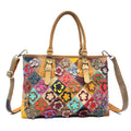 Sac à main casual en cuir véritable pour femmes avec pince à la main