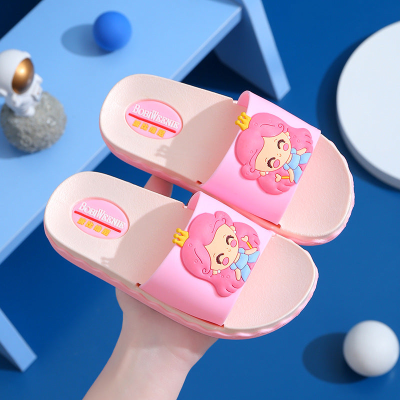Enfants d'été Cartoon Non-dérapant Soft Bottom Sandales