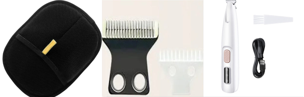 Animaux de compagnie Paw Trimmer avec lumière LED entièrement imperméable aux cheveux de chien Trimmer avec LED Display Dog