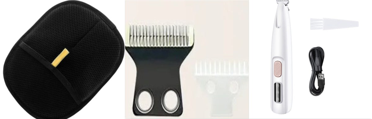 Animaux de compagnie Paw Trimmer avec lumière LED entièrement imperméable aux cheveux de chien Trimmer avec LED Display Dog