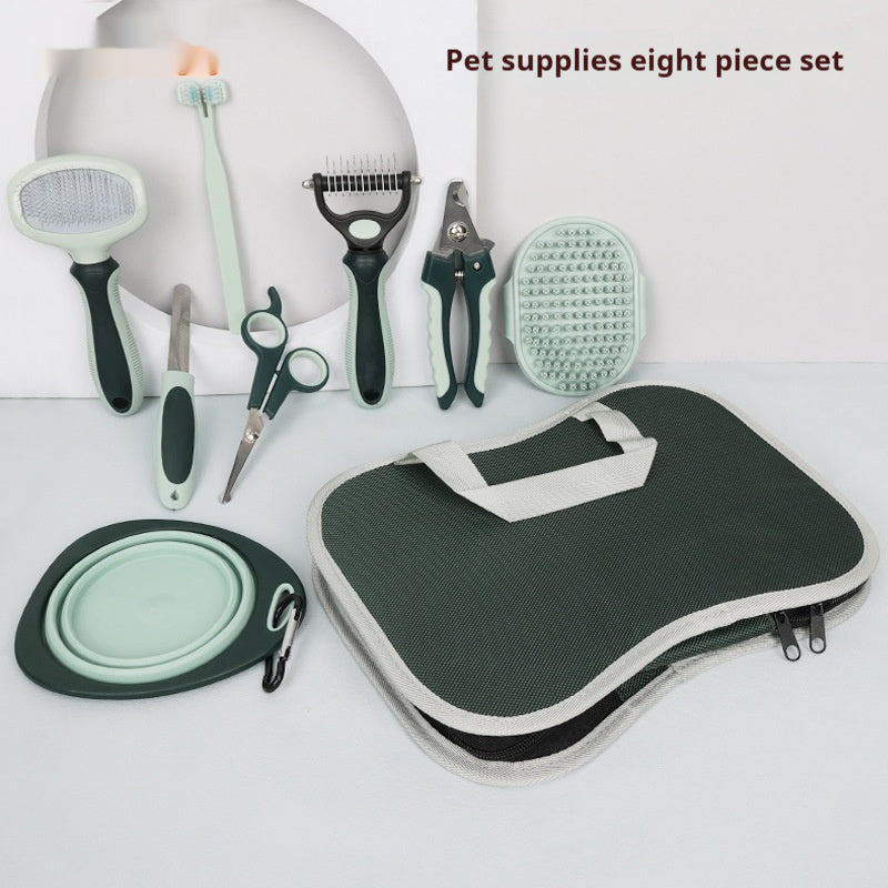 Pet Combo Suit Beauty Ciseaux Pinceau de bain pour peigne de peigne