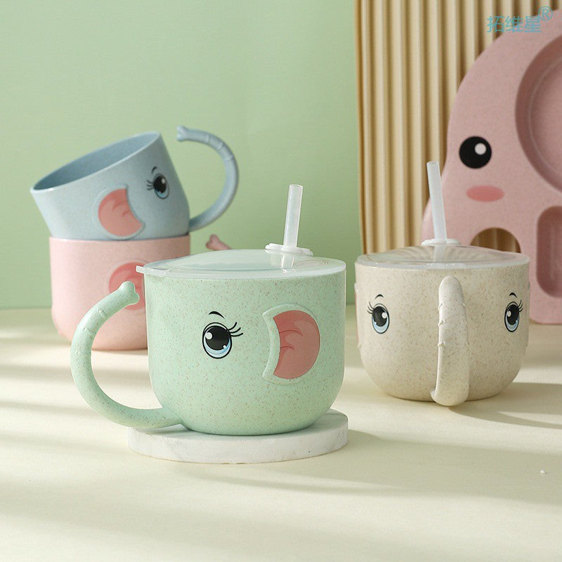Bouteille d'alimentation pour bébé Mug en silicone pour enfant Enfants