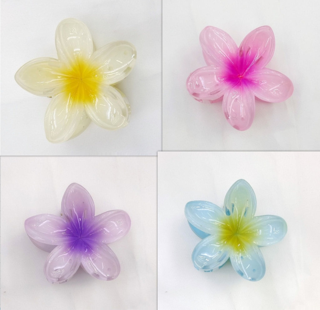 Fleur d'oeuf Bauhinia Retour Spoon Grasping Clip capillaire