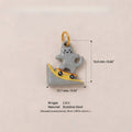Pendentif en acier inoxydable bricolage, protection des couleurs