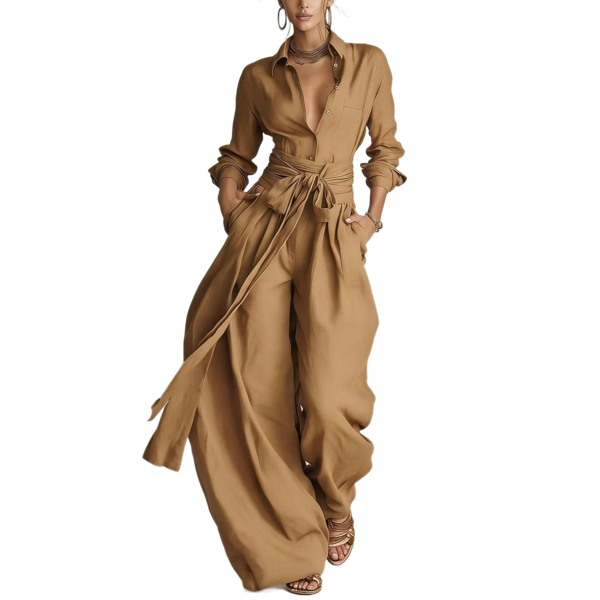 Costume de saut à large portée, souple