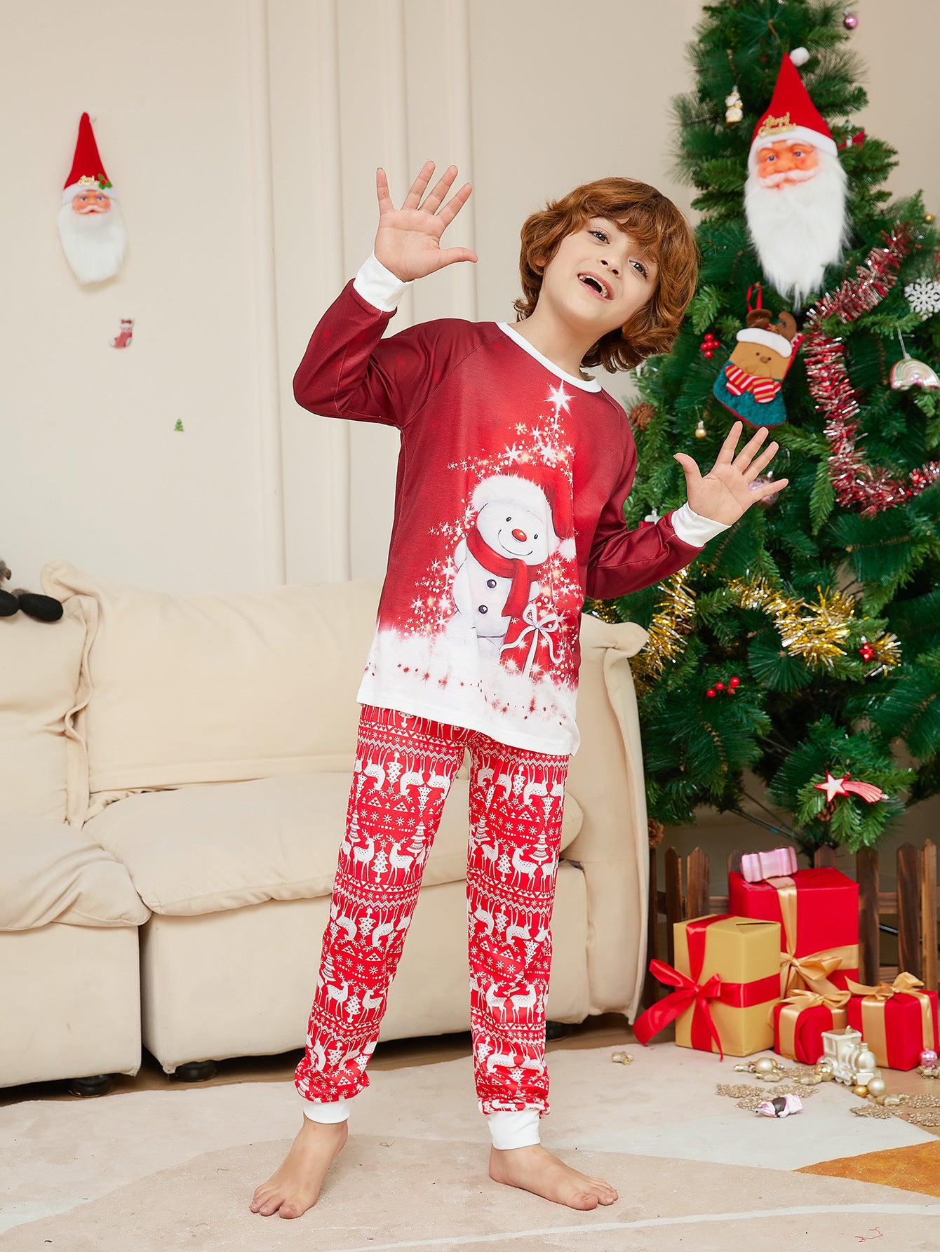 Ensemble de pyjamas de Noël pour parents et enfants